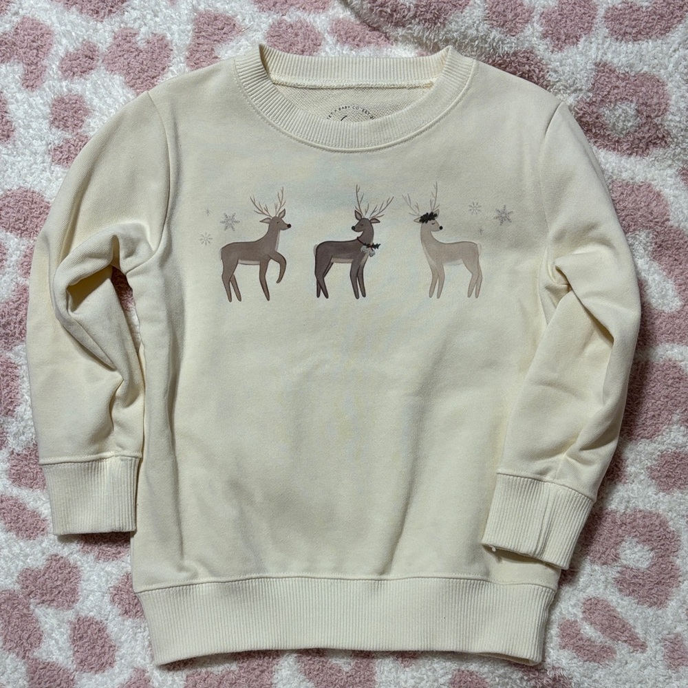 Sweet P Baby Co Reindeer Crewneck Pullover